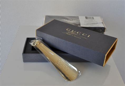 Gucci shoe horn limited collectors item gold plated 